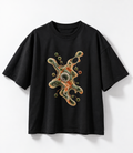 Black Oversized Tee - Amoeba