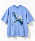 Air Blue Oversized Graphic Tee