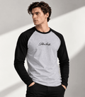 Raglan Long Sleeve Tee - Grey - PALACE SOCIETY