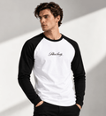 Raglan Long Sleeve Tee - White - PALACE SOCIETY