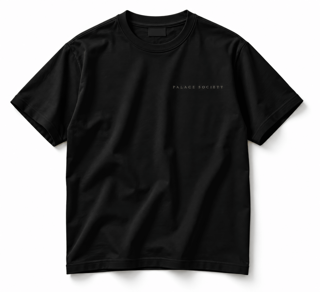Supima® Essential Tee - Black - PALACE SOCIETY