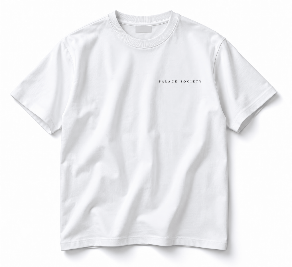 Supima® Essential Tee - White - PALACE SOCIETY