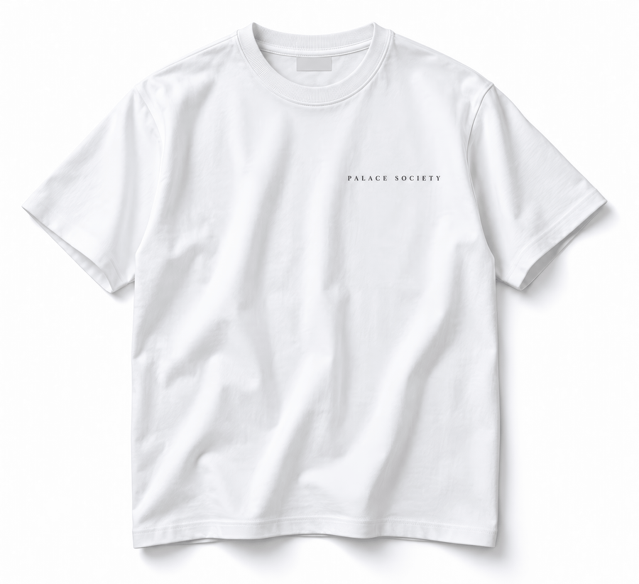Supima® Essential Tee - White - PALACE SOCIETY