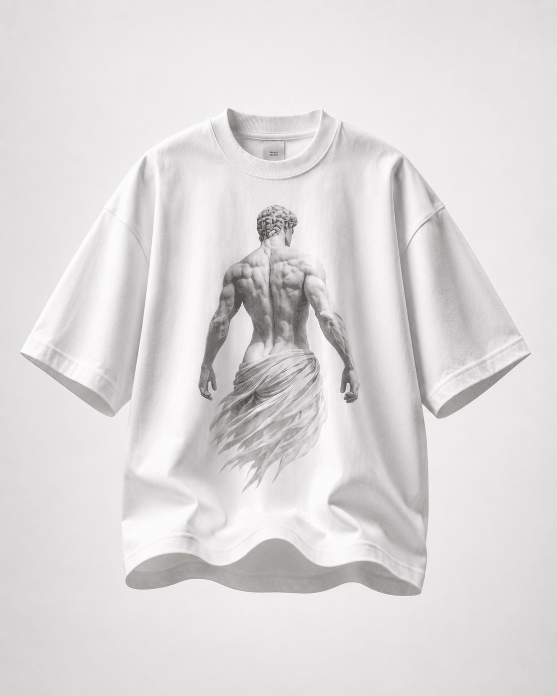White Oversized T-Shirt - Ascension - PALACE SOCIETY