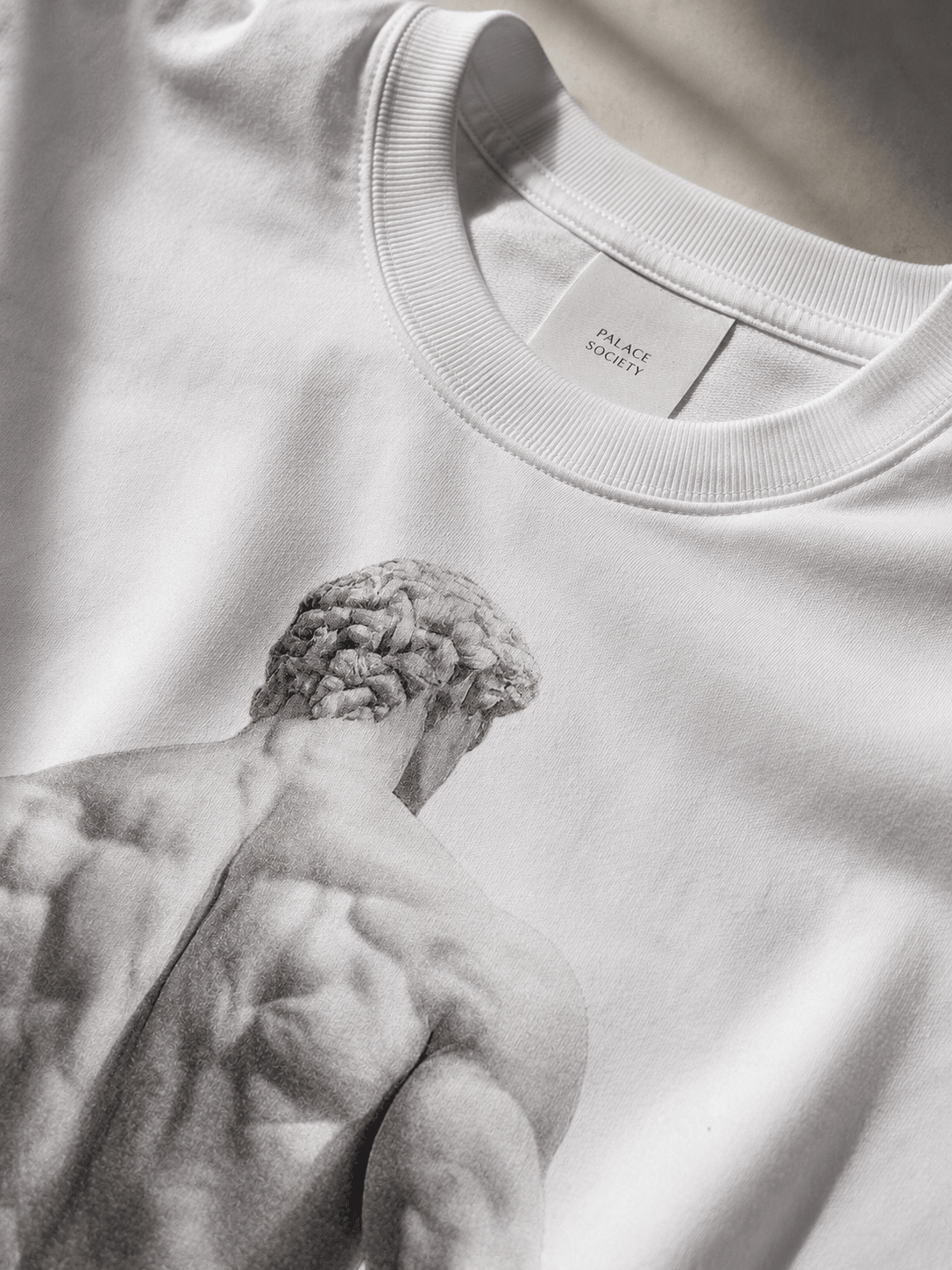 White Oversized T-Shirt - Ascension - PALACE SOCIETY